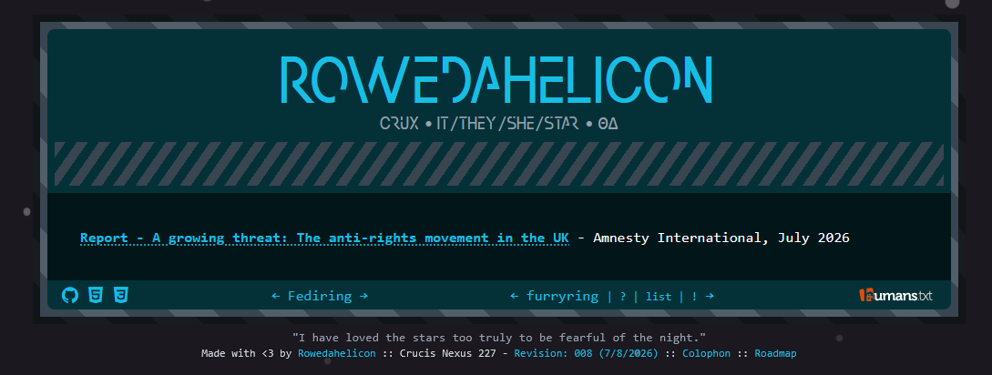 A screenshot from my website that will eventually become a library page.